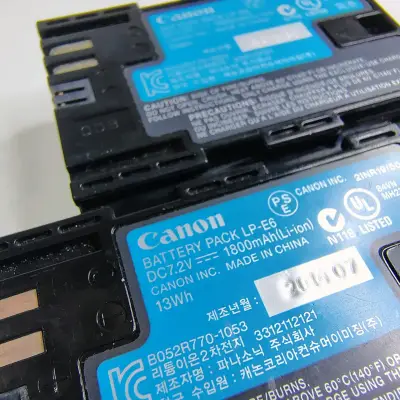 Para de Baterías Canon LP-E6 - miniatura 2
