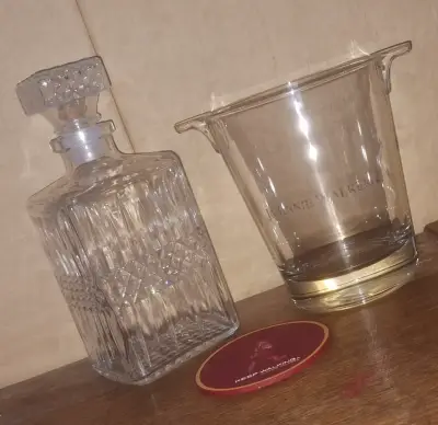Set de Decantador y Cubitera de Cristal - miniatura 2