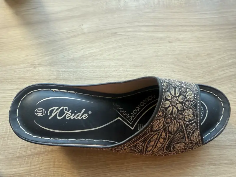 Sandalias de plataforma Weide con diseño étnico - 3