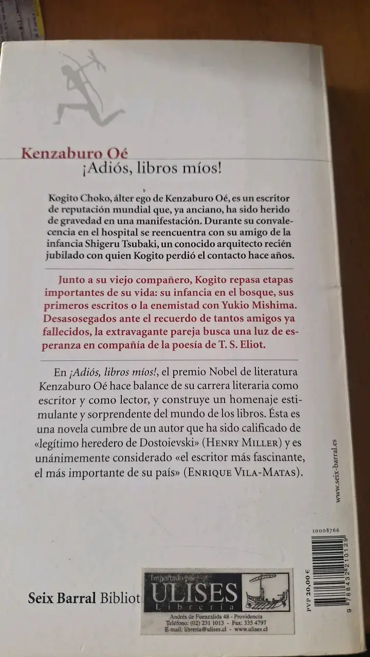 Libro 'Adiós, libros míos!' de Kenzaburo Oé - 3
