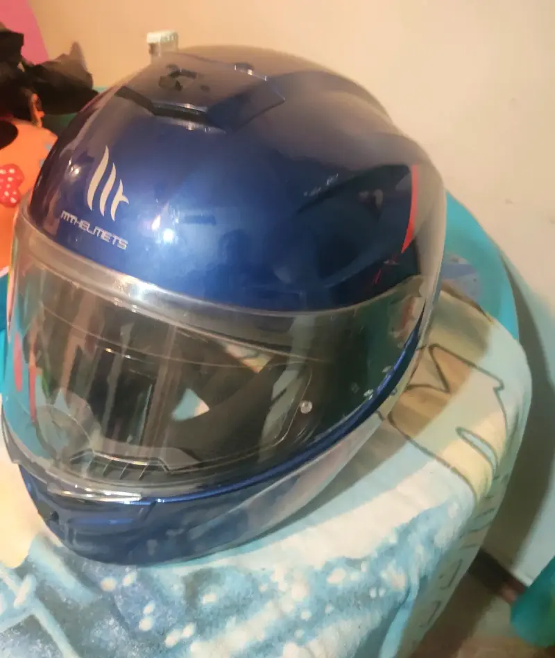Casco de moto azul MT Helmets - 2