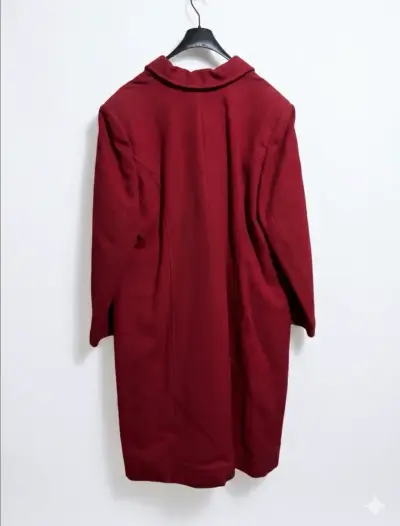 Abrigo rojo elegante para mujer Gallery - miniatura 2