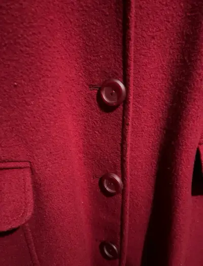 Abrigo rojo elegante para mujer Gallery - miniatura 5