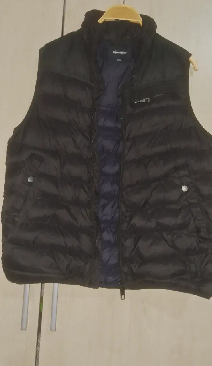 Chaleco/Parka acolchado negro Hummer para hombre - 2