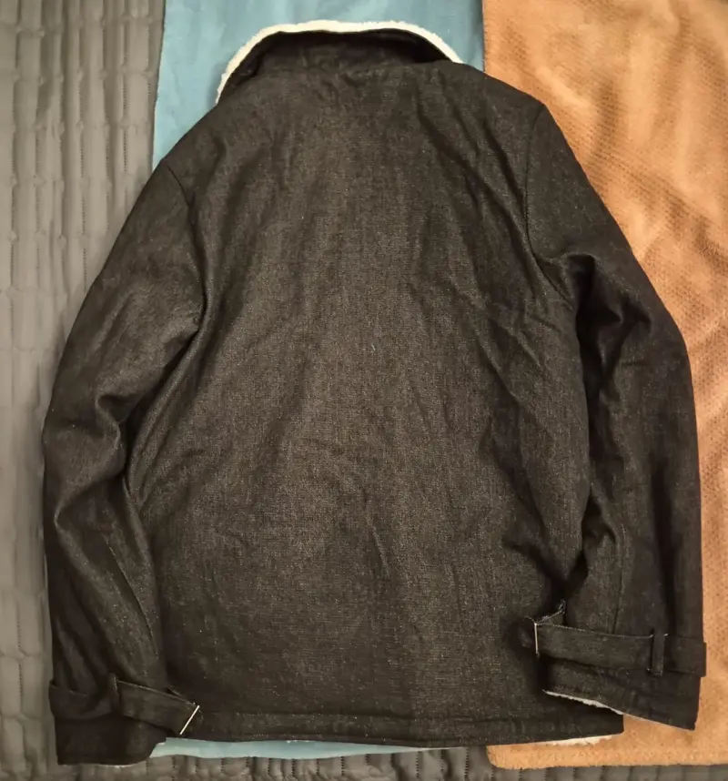 Chaqueta de mezclilla con forro de borrego - 3