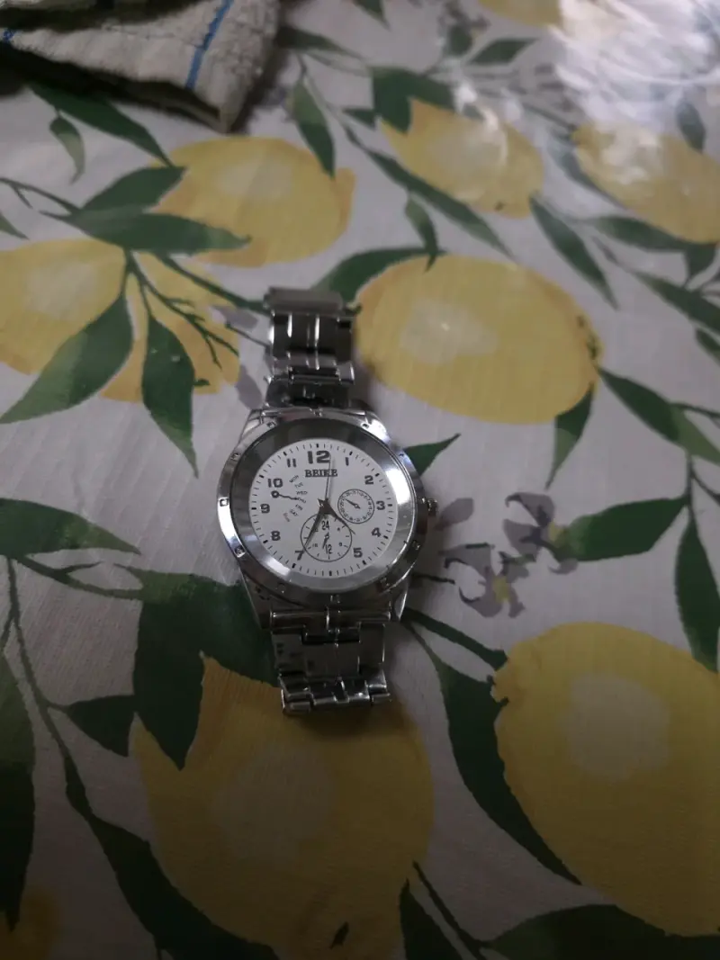 Reloj de pulsera metálico Burei con cronógrafo - 2