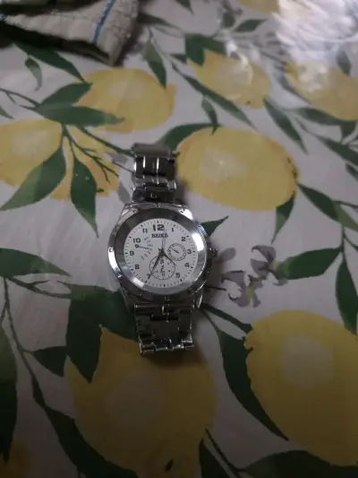 Reloj de pulsera metálico Burei con cronógrafo - miniatura 2