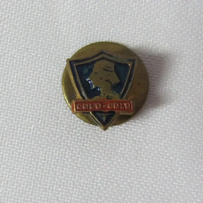 Insignia y banderín Colo-Colo vintage años 1950s - 2