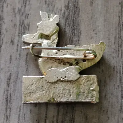 Pin de pato Aylwin vintage - miniatura 2