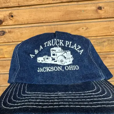 Gorra de mezclilla A & A Truck Plaza made in usa - miniatura 2