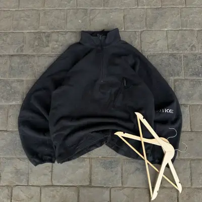 Polar negro con cierre Nike para hombre - miniatura 1