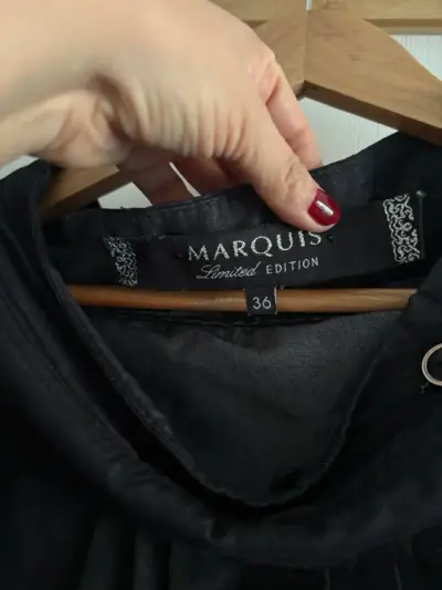 Pantalones negros estilo harén Marquis - miniatura 4