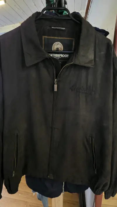 Chaqueta negra Weatherproof para hombre - miniatura 1