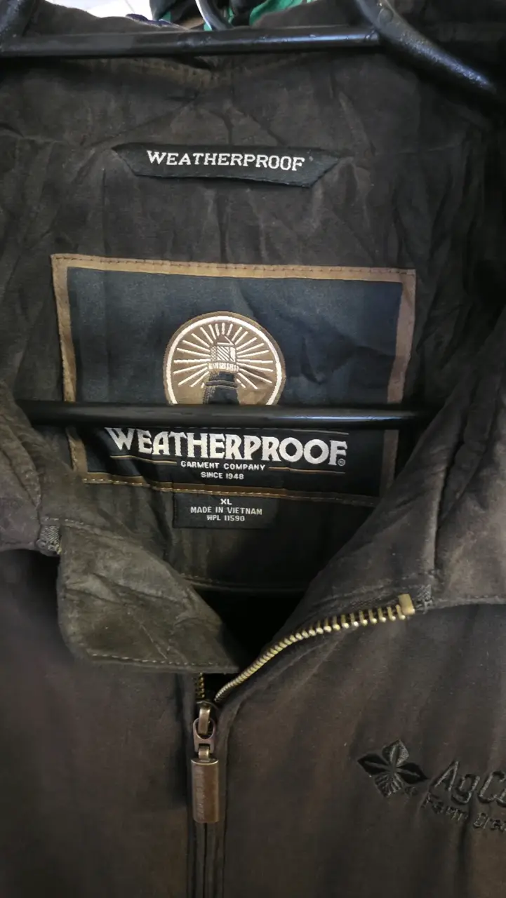 Chaqueta negra Weatherproof para hombre - 2