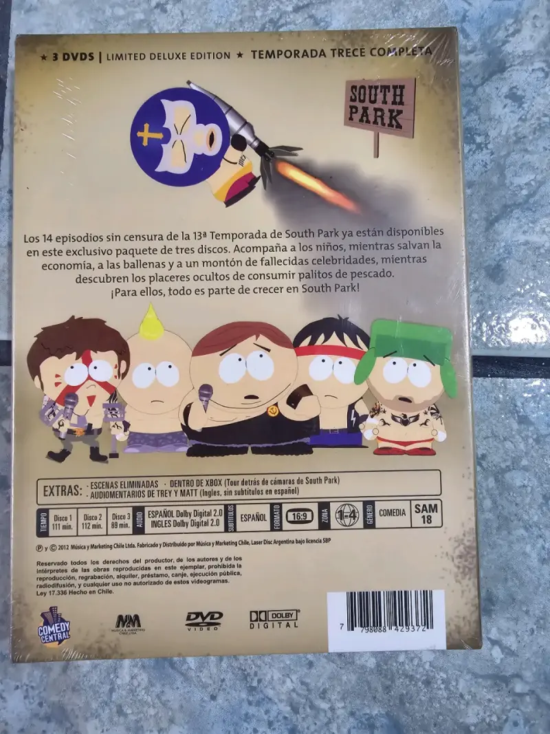 South Park Temporada 13 Completa 3 DVDs Edición Deluxe - 3