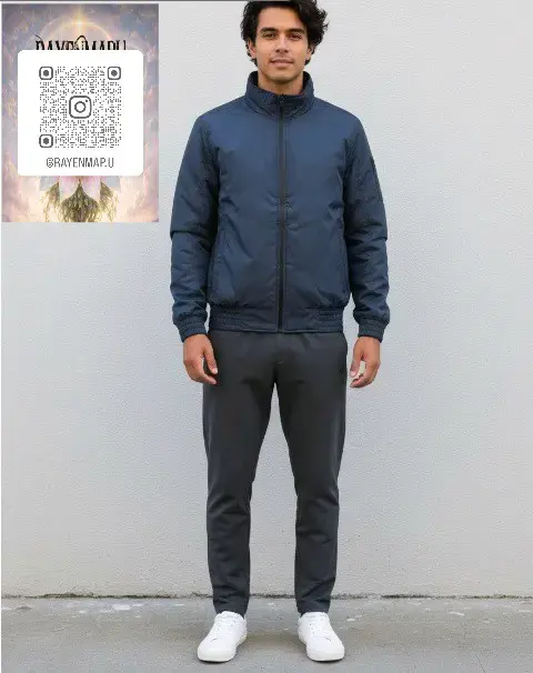 Chaqueta azul para hombre zara M - 1