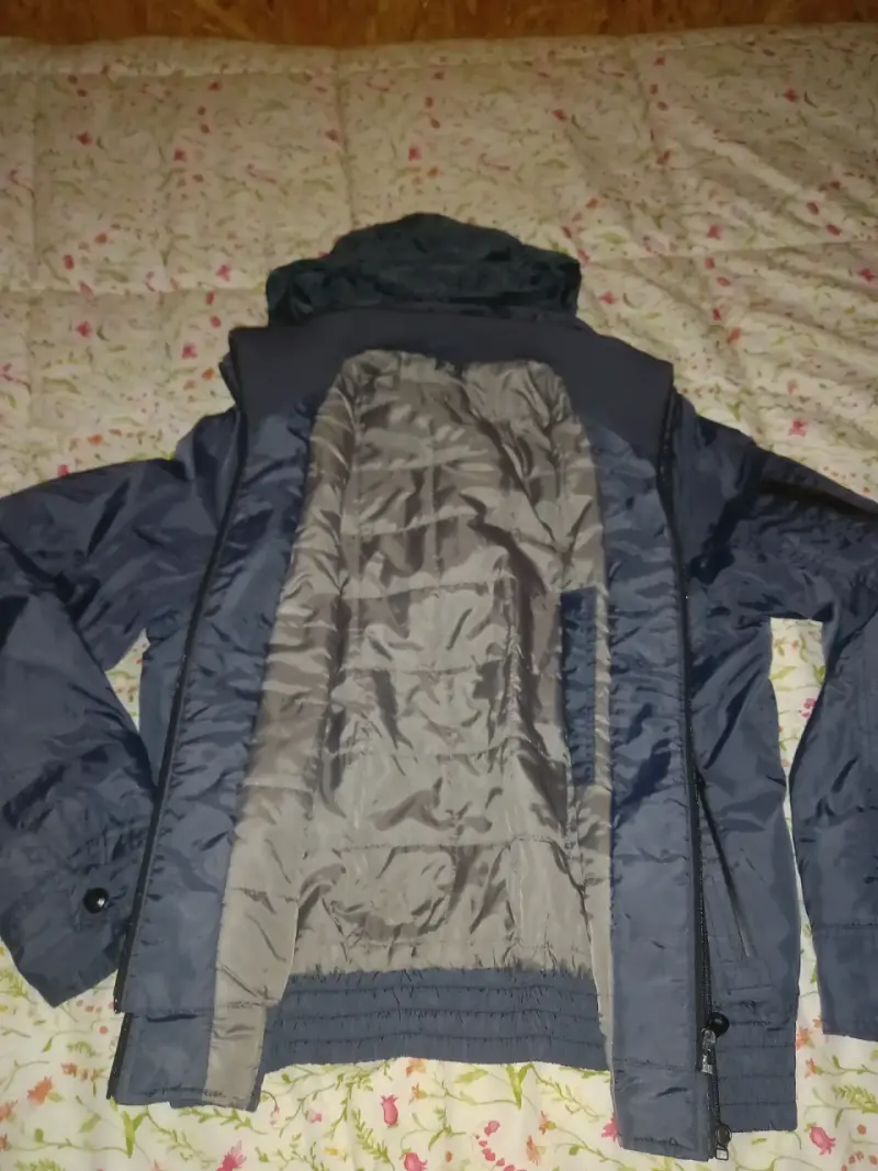 Chaqueta azul para hombre zara M - 3