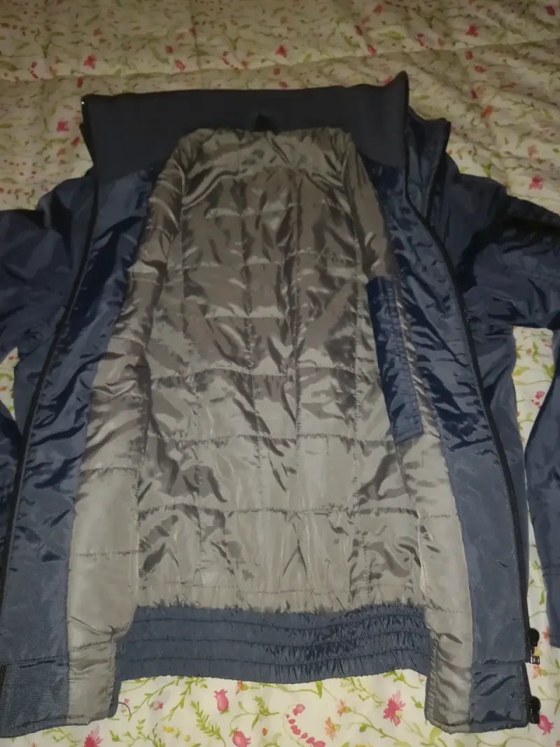 Chaqueta azul para hombre zara M - 5