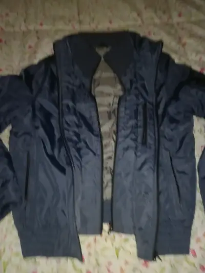 Chaqueta azul para hombre zara M - miniatura 6