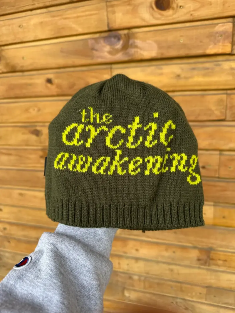 Gorro de Lana Verde vintage - 1
