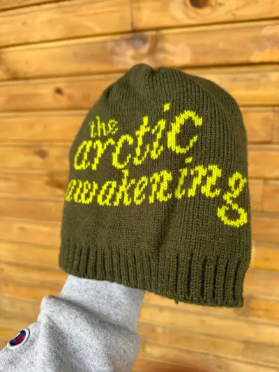 Gorro de Lana Verde vintage - miniatura 2