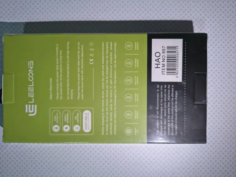 Power Bank Leelcons 20000mAh con Pantalla LED - 3