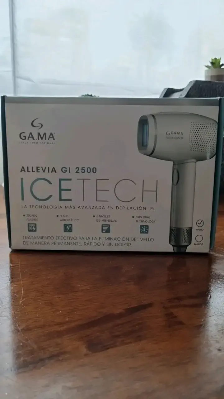 Depiladora IPL GAMA Allevia GI 2500 con IceTech - 1