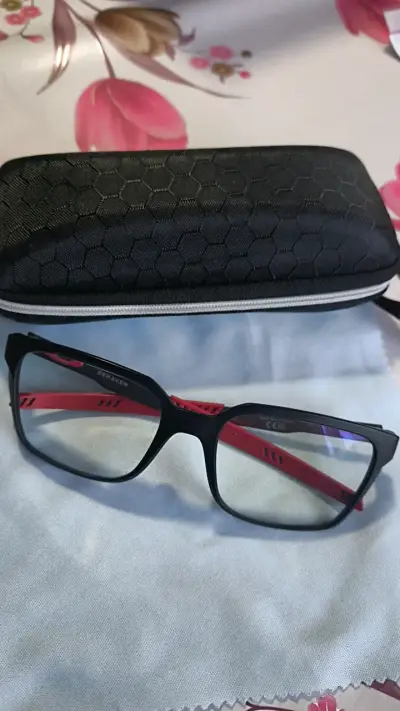 Lentes ópticos Oakley Dehaven gris y rojo - miniatura 2