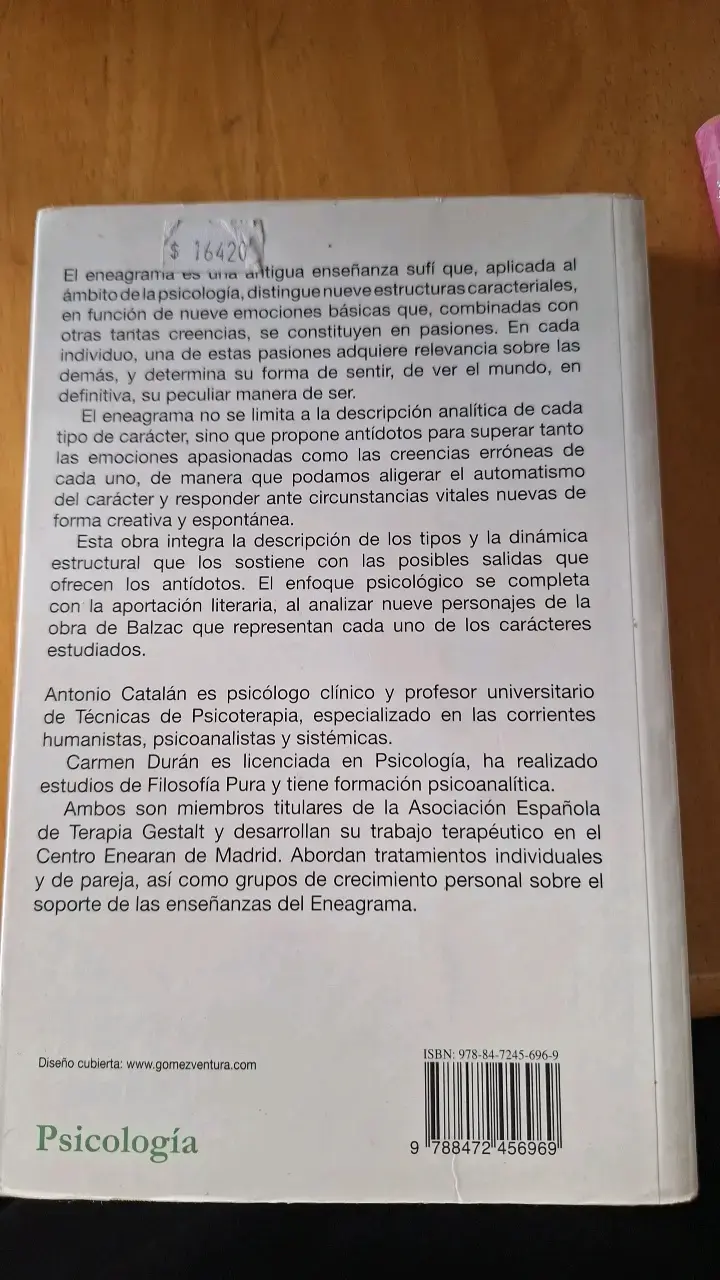 Libro Eneagrama de Carmen Durán y Antonio Catalán - 2