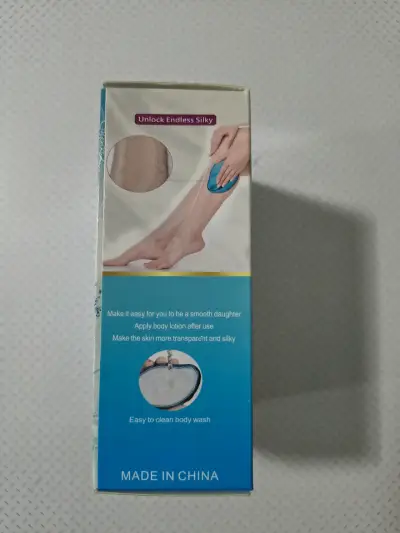 Depiladora indolora exfoliante color rosa - miniatura 2