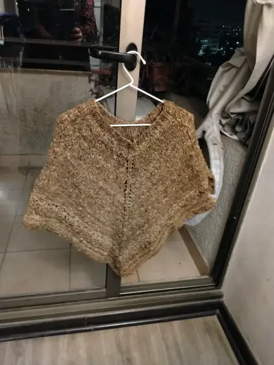 Vestidos umbrales niña y manta de lana de Chiloé - miniatura 1