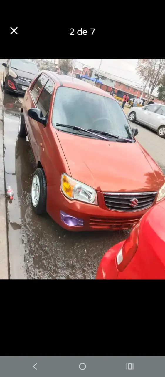 Auto Suzuki alto k10 2013rojo perla en buen estado - 4