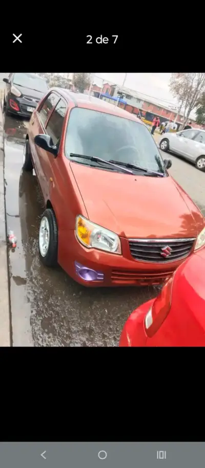 Auto Suzuki alto k10 2013rojo perla en buen estado - miniatura 4