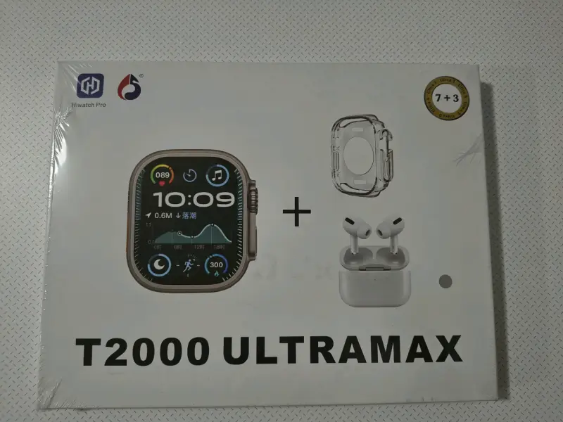 Smartwatch T2000 Ultramax con 7 correas - 1