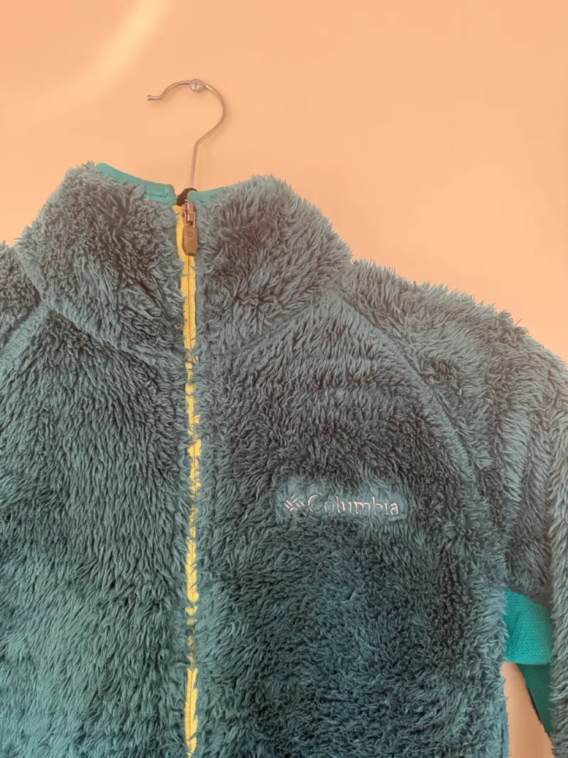 Chaqueta polar Columbia para mujer color turquesa - 2