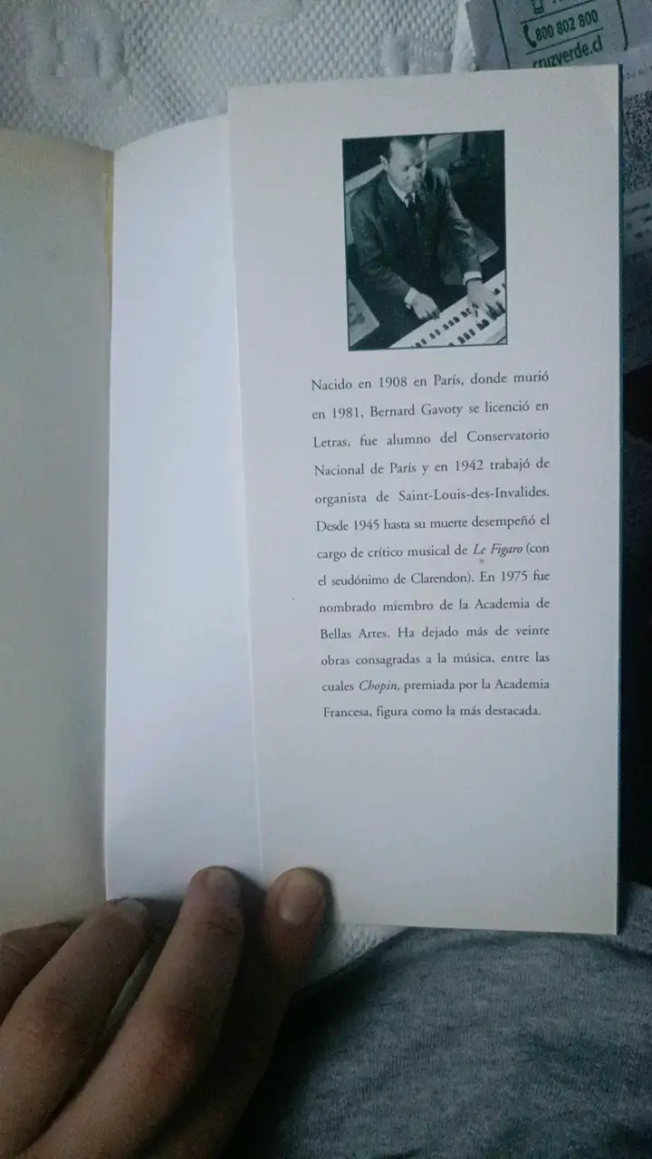 Libro 'Chopin' de Bernard Gavoty - 3