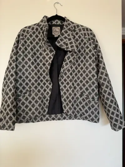 Chaqueta de lana estampada La Costura - miniatura 1