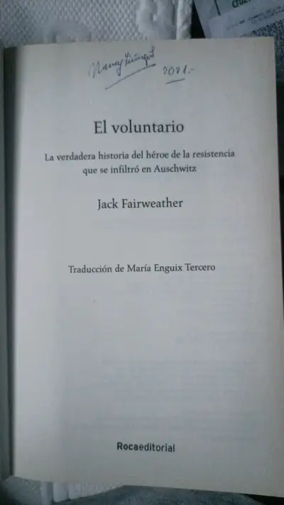 Libro El Voluntario de Jack Fairweather - miniatura 2