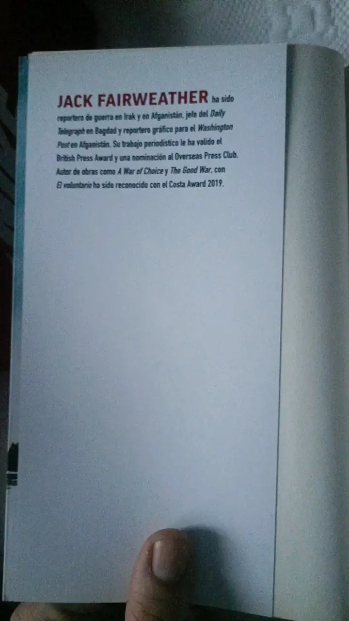 Libro El Voluntario de Jack Fairweather - 3