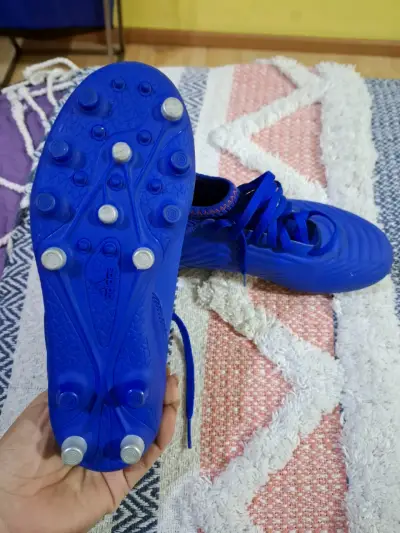 Botines de fútbol Adidas Predator azules - miniatura 2