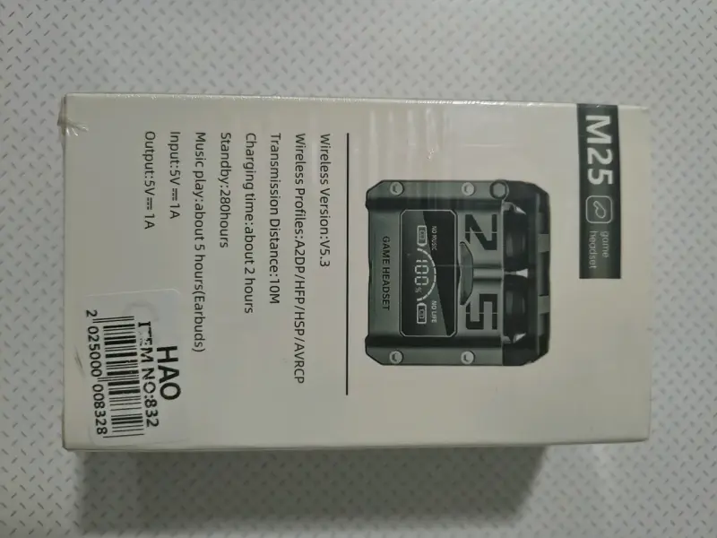 Auriculares inalámbricos M25 con ENC y pantalla LED - 2