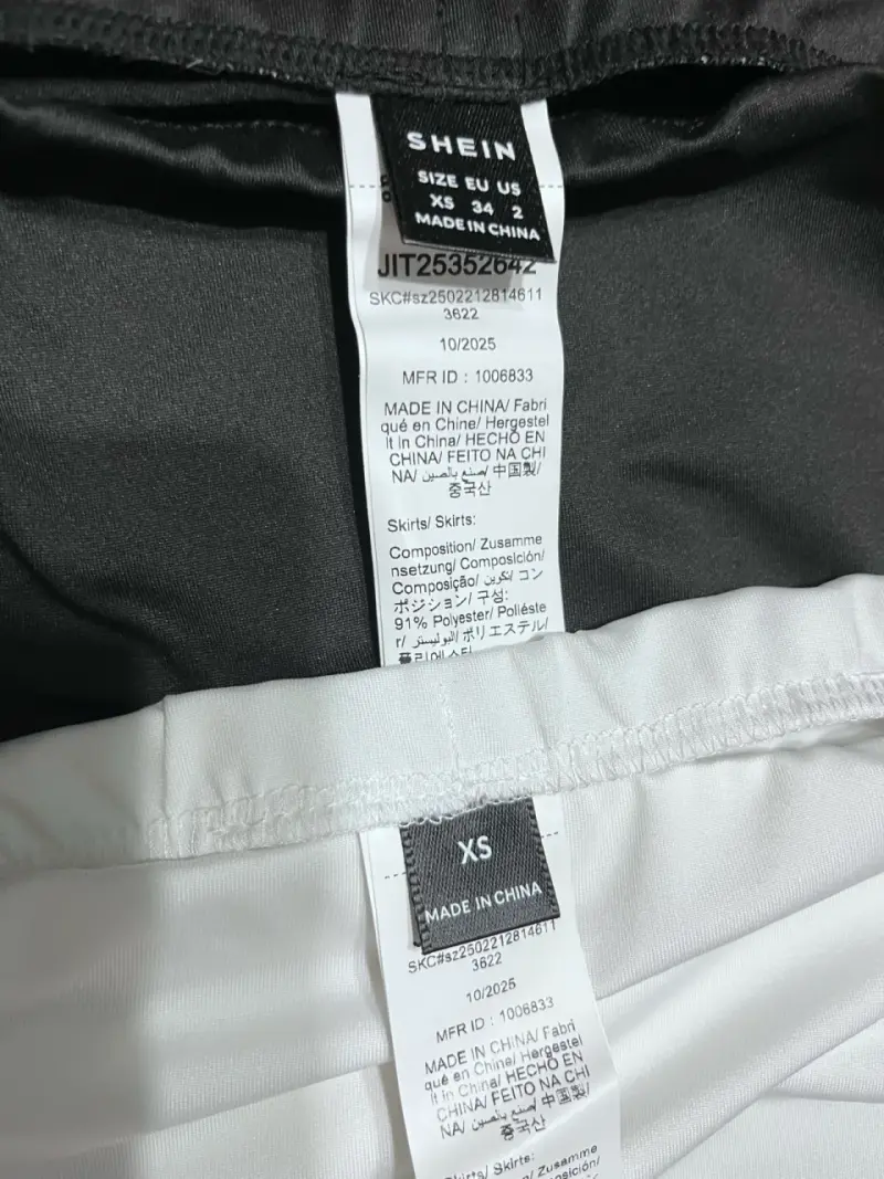Faldas Shein en blanco y negro - 3