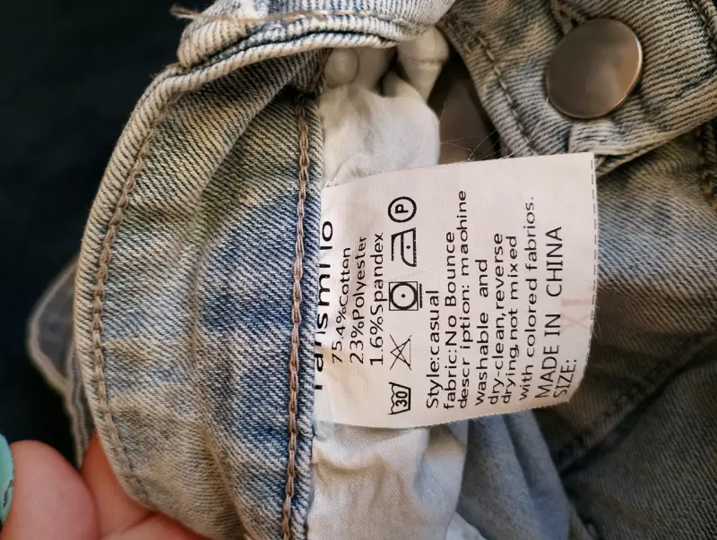 Jeans de mezclilla azul claro para mujer XL - 2
