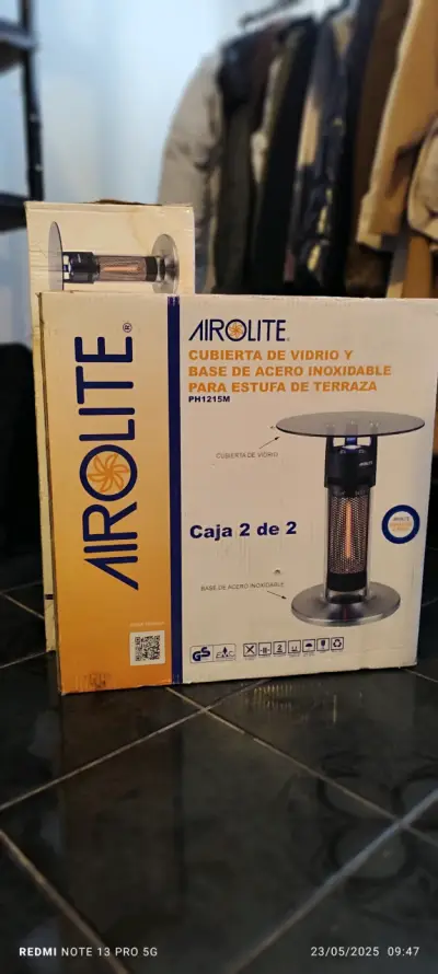 Estufa electrica poco uso en 70 mil - miniatura 1