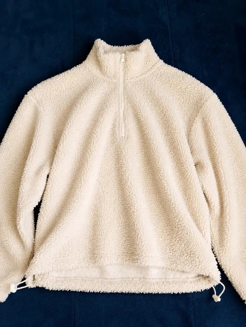 Polerón de lana sintética beige H&M XS - 1