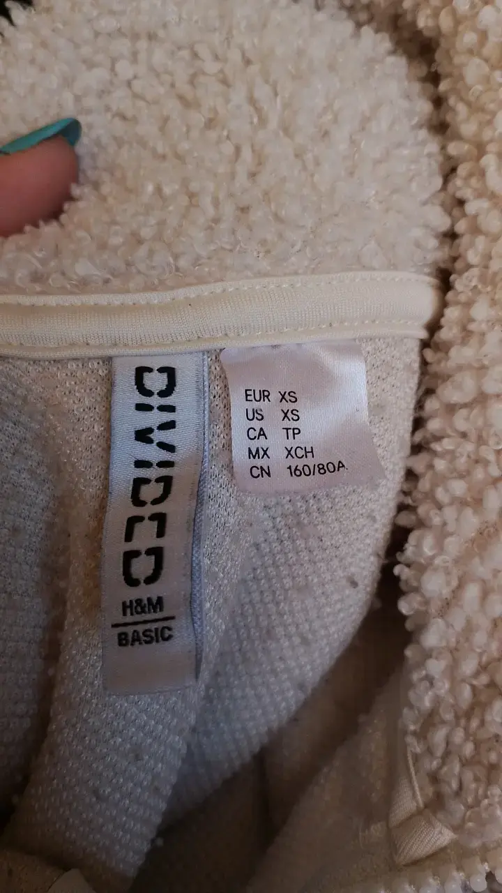 Polerón de lana sintética beige H&M XS - 2