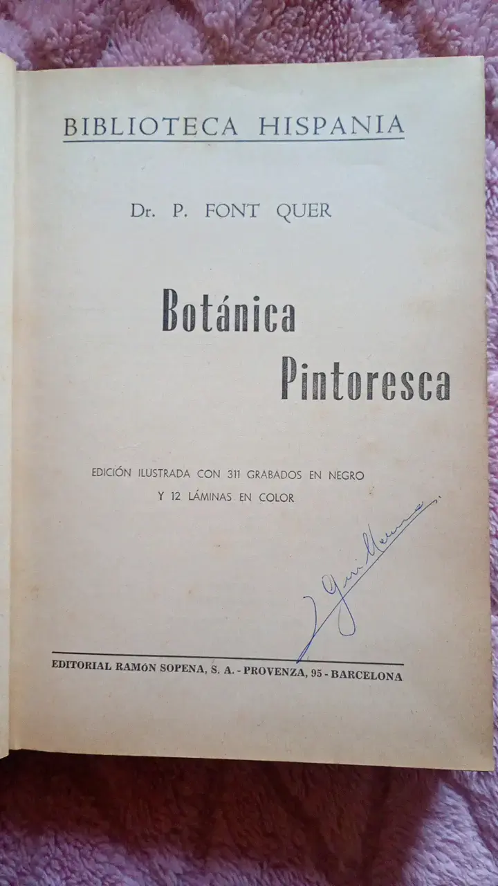 Libro antiguo de botánica con ilustraciones - 3