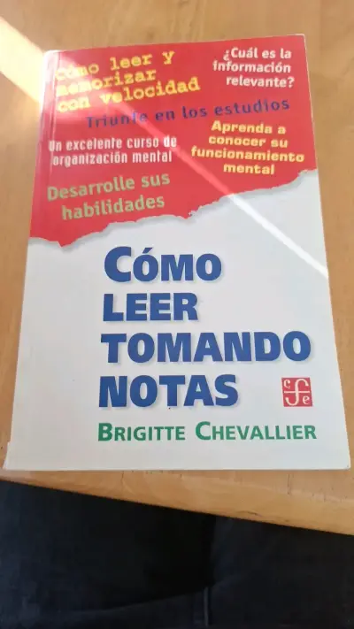 Libro Cómo Leer Tomando notas - miniatura 1