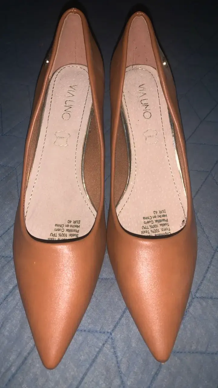 Zapatos de tacón marrón Via Uno - 1