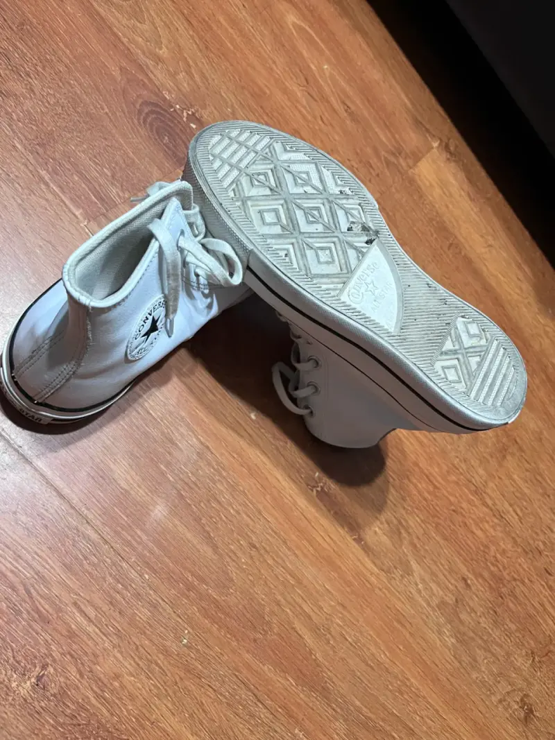 Zapatillas blancas Converse All Star - 5